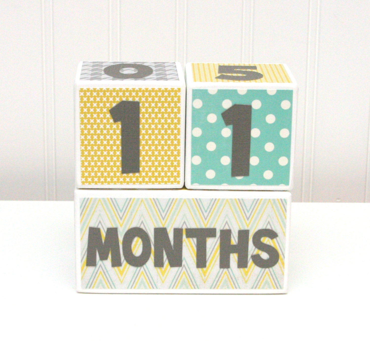 Baby Month Age Blocks Weeks Months Years Grade Baby Boy