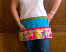 Plus Size Utility Apron Floral