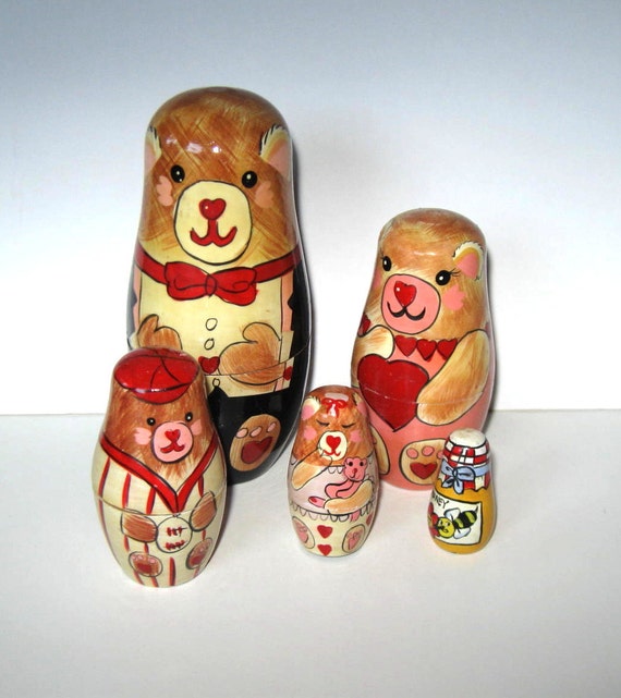 valentine nesting dolls