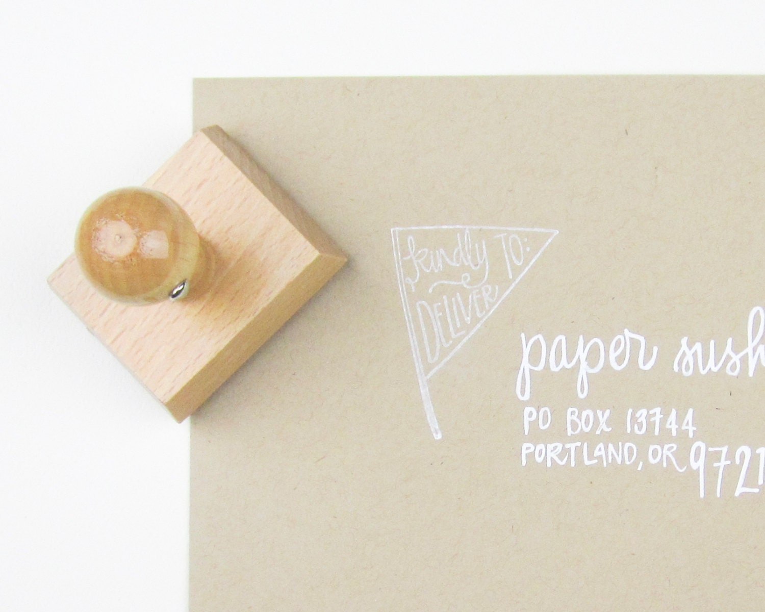 Kindly Deliver To Pennant Stamp kindly deliver to snail