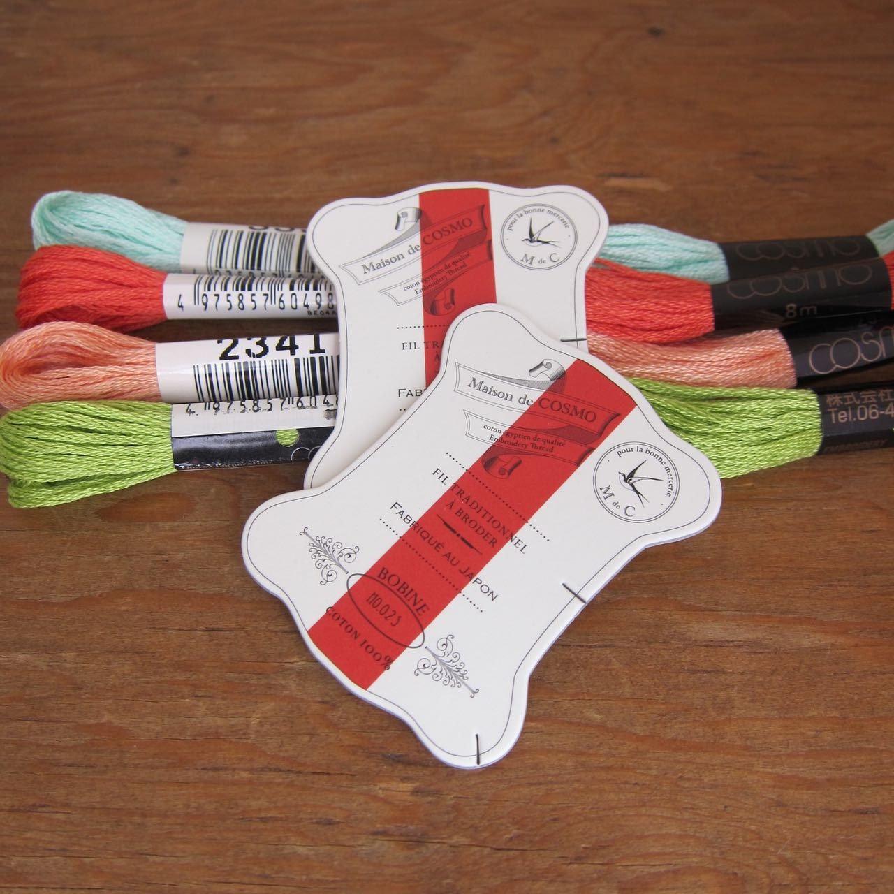 Embroidery Floss Holder COSMO Lecien Cardboard Floss Bobbin