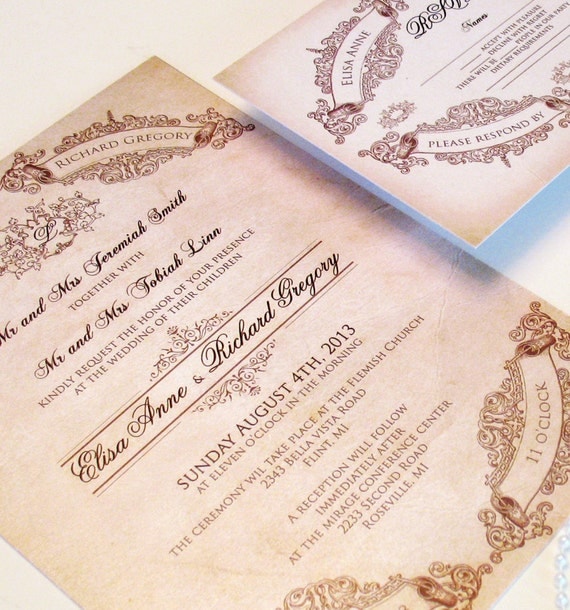 Fairy Tail Wedding Invitations 6