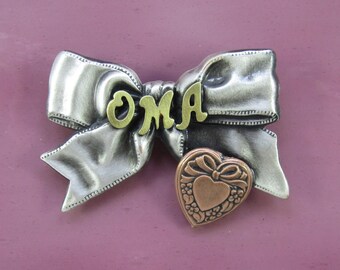 OMA BROOCH- Oma Gifts- Oma Jewelry- Gifts for Oma- Grandmother Gift- Grandma Gift
