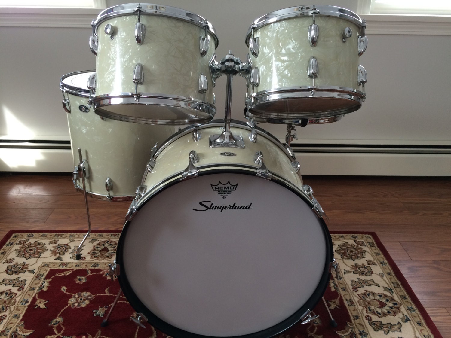 RESERVED FOR JEFF Slingerland 5-pc Vintage Drum Set