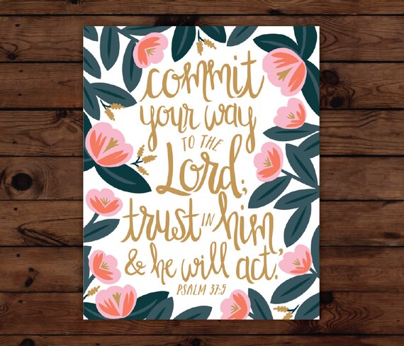 Psalm 37:5 Print