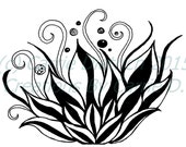 Art Print, Nursery Art, Wall Decor, Black and White Art, Illustration Prints, Flower Art, Botanical Print, Pen and Ink Art, Ink Art, Pen Art