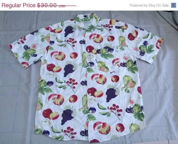 Vintage 90s Banana Republic hawaiian shirt luaus by CheAmeVintage