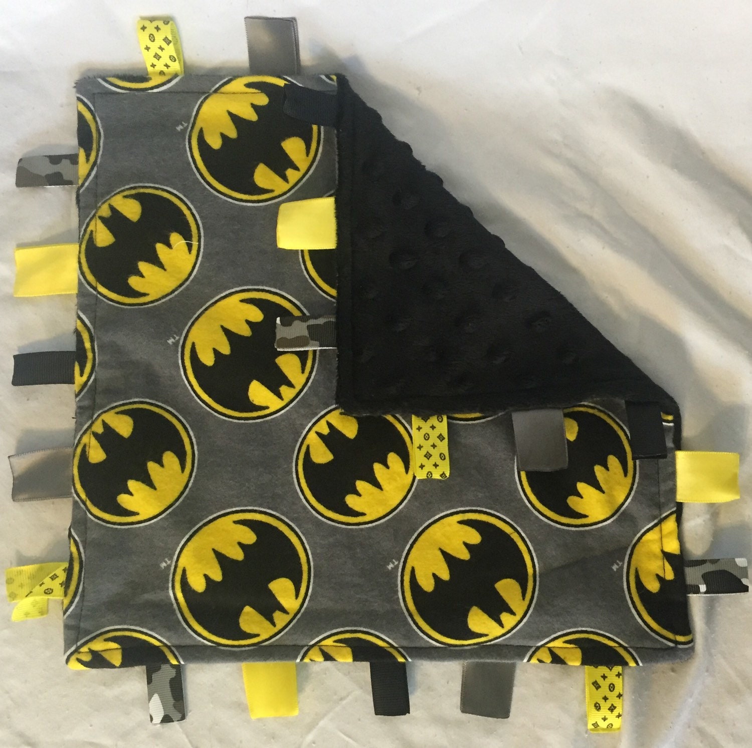 ADORABLE Handmade Tag Security Blanket by CupcakeExpresssions