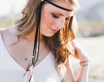Boho Feather Headband