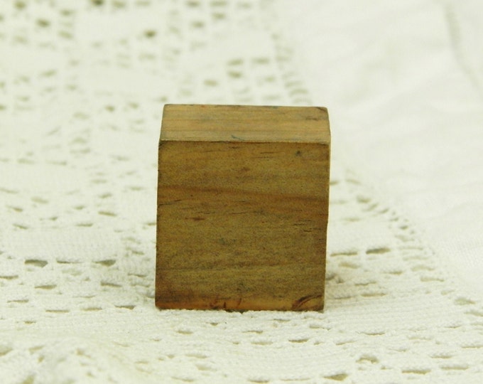 Small Antique French Monogram Embroidery Ink Stamp with the Letter Y / French Decor / Vintage Haberdashery