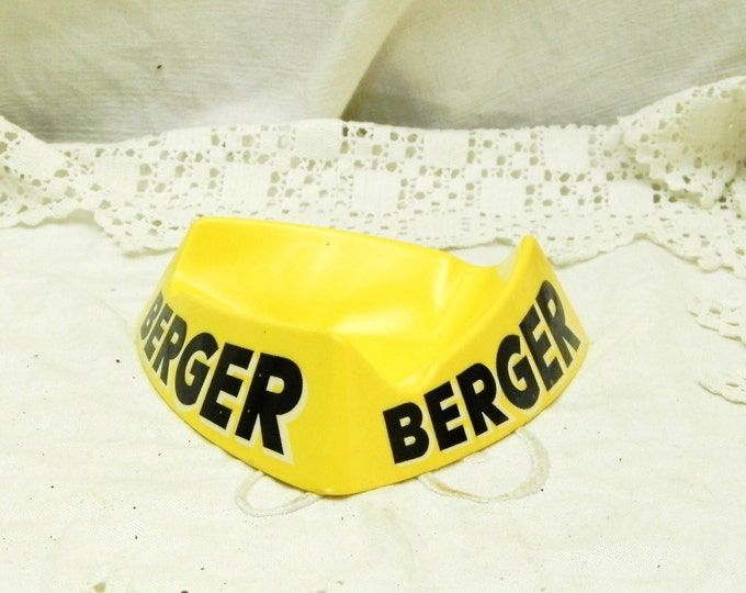 Vintage French Mid Century Promotional Advertising Berger Anisette Ashtray, 60s Bistro Café Decor from Cote D'Azur, 1960 Mediterranean Decor