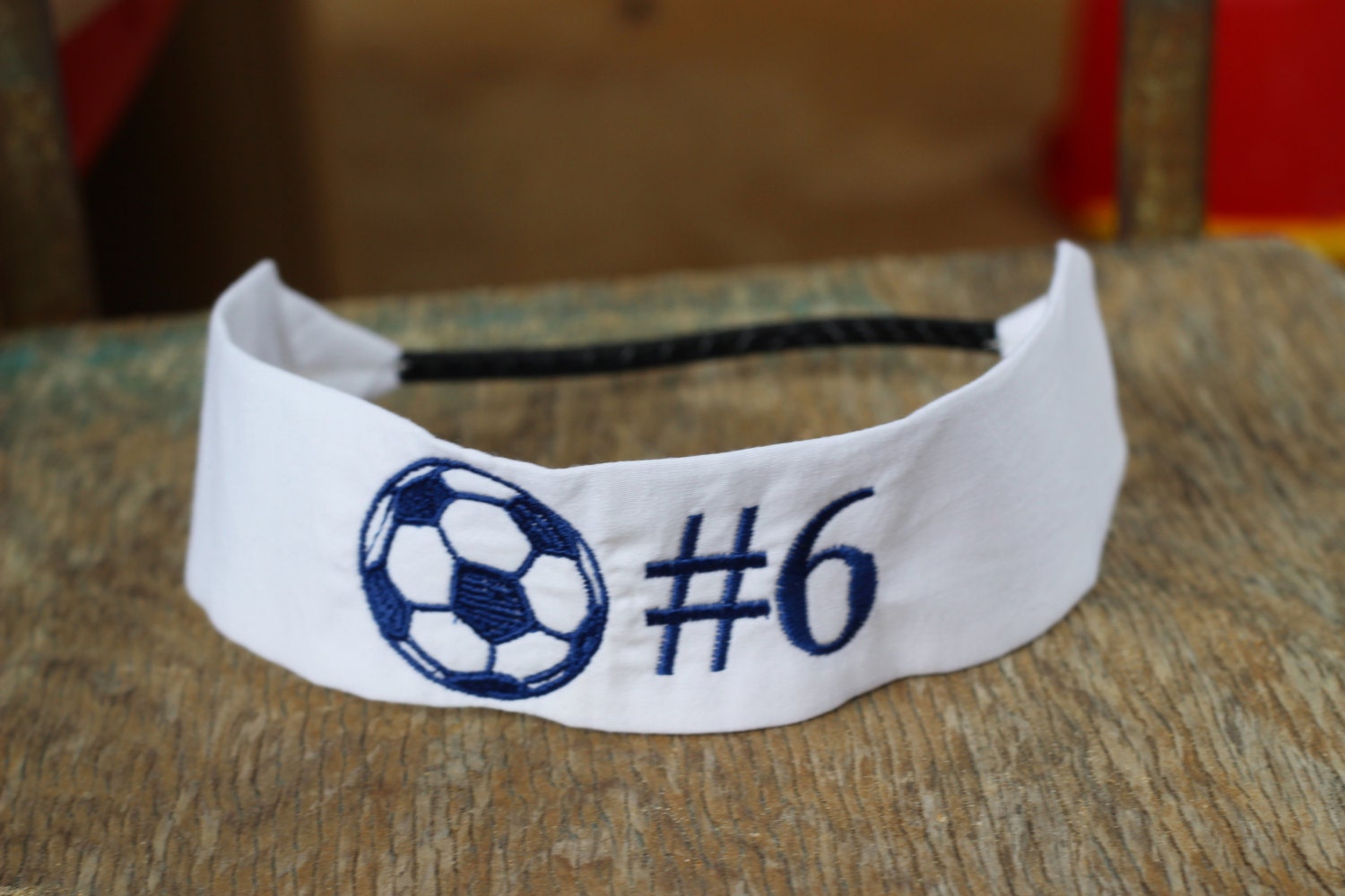 Custom Soccer Headband Sports Headband Jersey by BubblegumDaisy