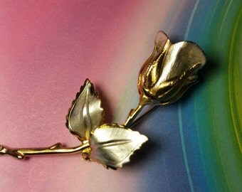 flower brooch pin costume jewelry