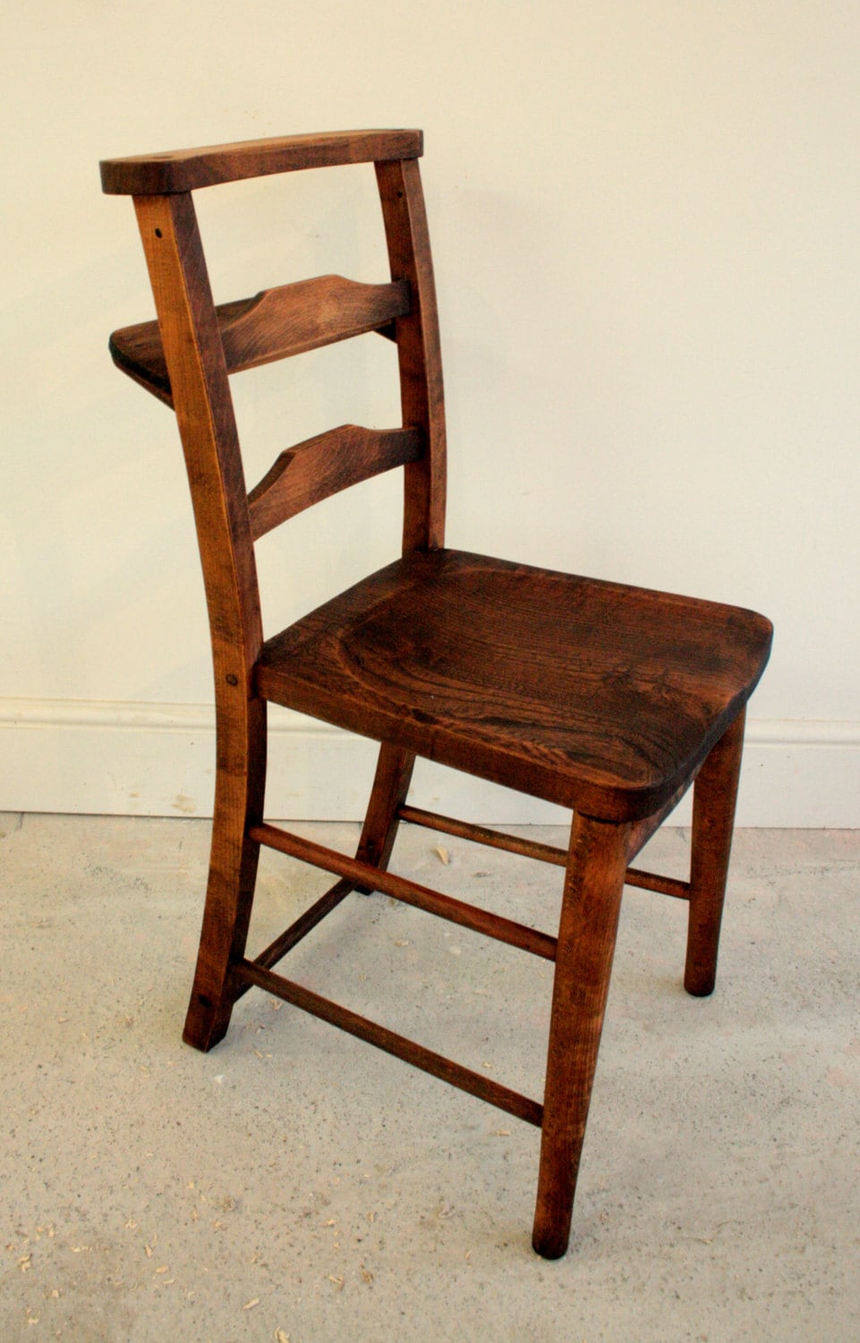 Antique elm church chairs circa 1800