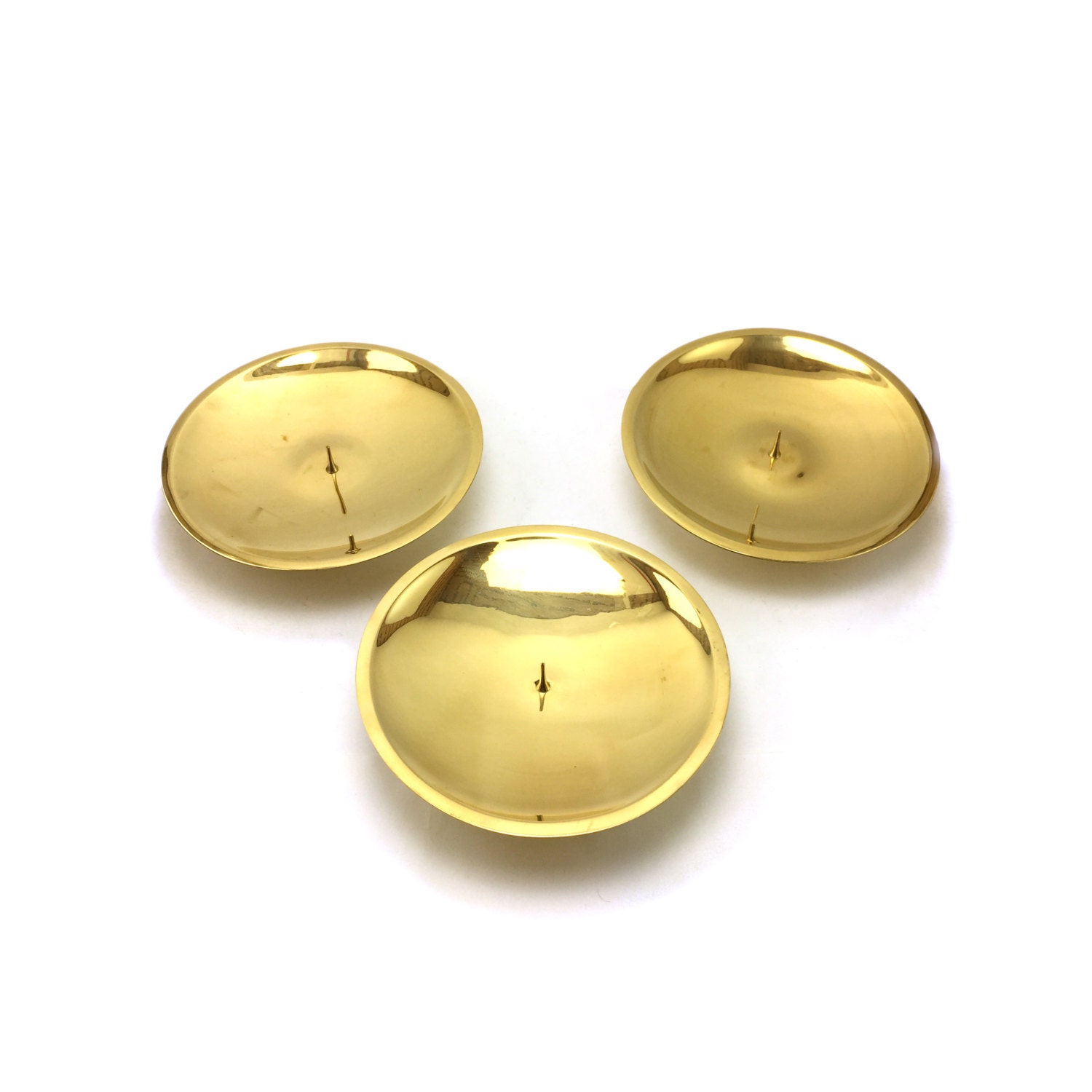 BULK LOT 46 Brass Candleholders Gold Candle Holders