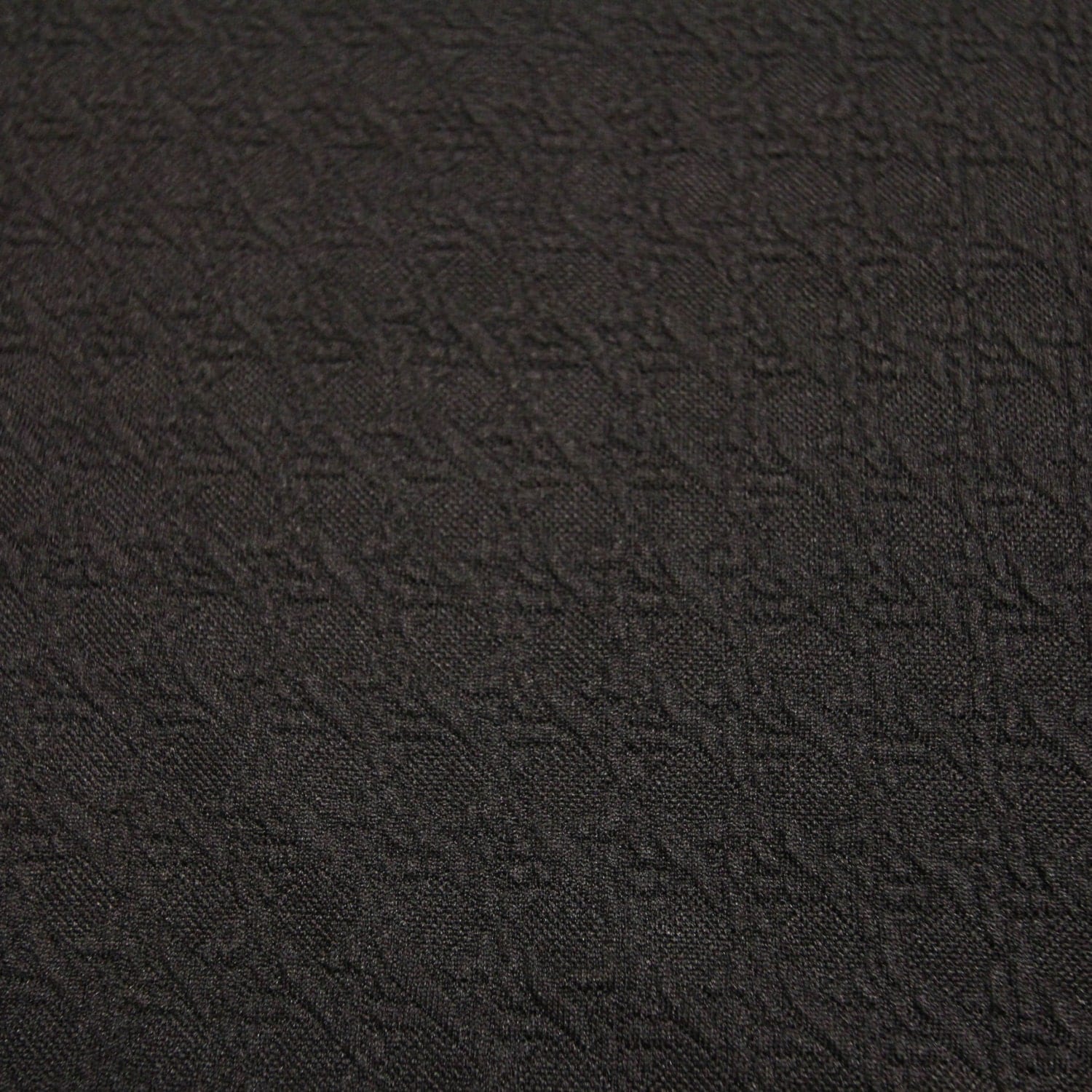 Black Stretch Jacquard Knit Fabric Diamante Pattern Style