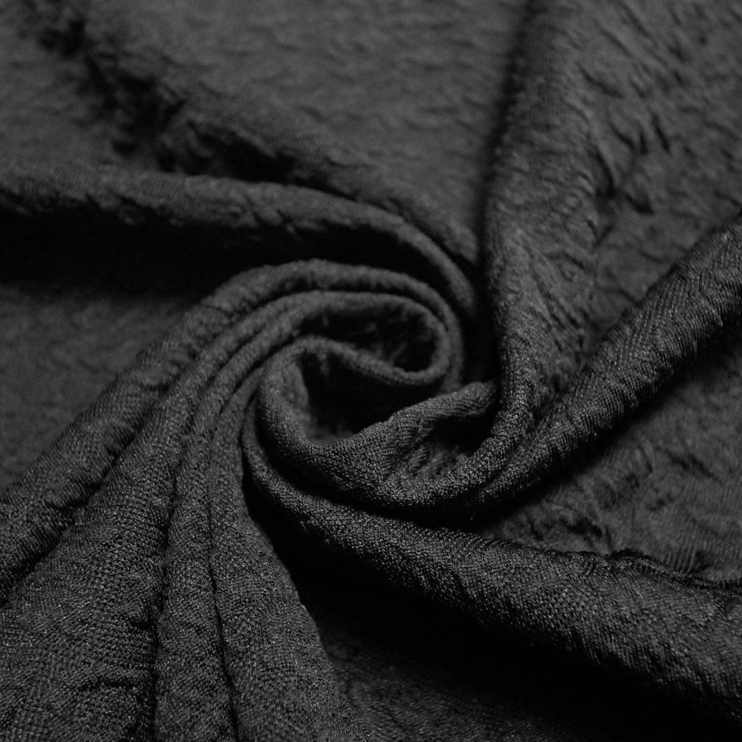 Black Stretch Jacquard Knit Fabric Cheetah Pattern Style 496