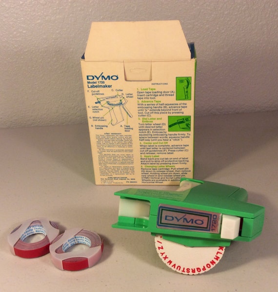 Vintage Dymo Label Maker by VintagePickin on Etsy