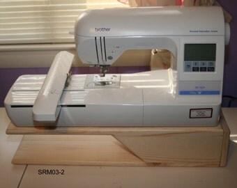 Embroidery/Sewing Machine Riser 24 Long X 7 Wide X 4-3/4 Tall, Pine sanded ready to finish :SRM03