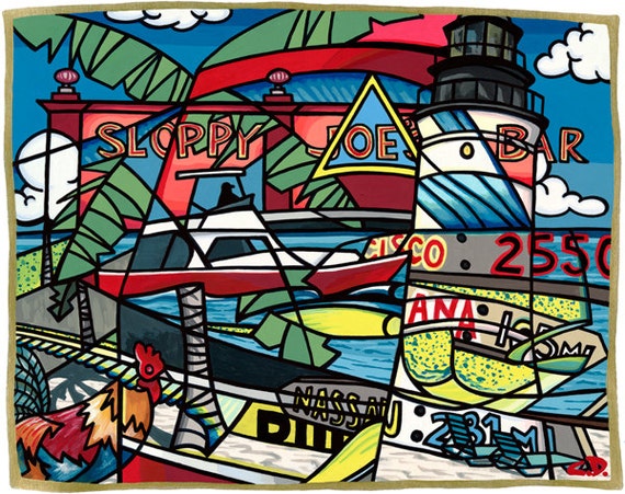Key West - Winter's Bottom, USA (11"h x 14"w)