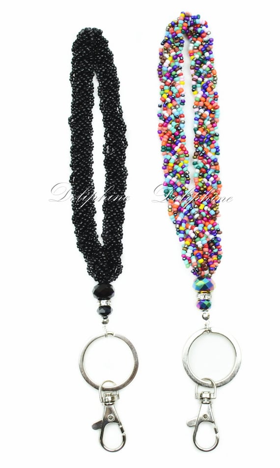 Beaded with Crystal Wristlet keychain eBay