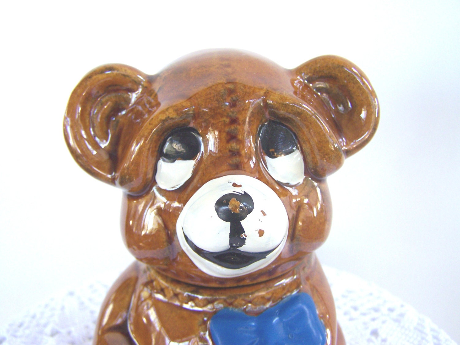 Honey Pot Honey Bear Pot Vintage Honey Bear by ThingsFromMyAttic