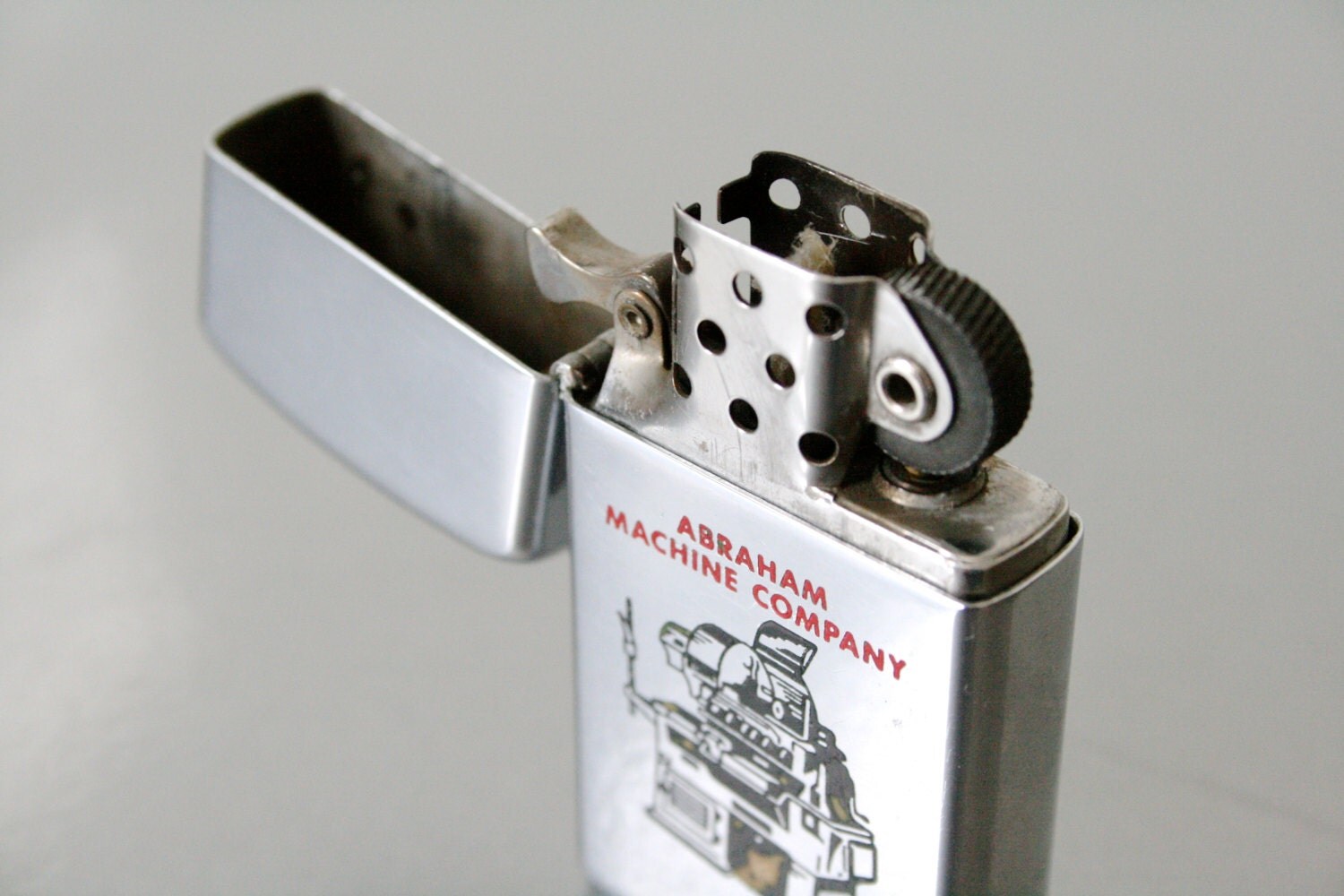 Vintage Zippo Slim Lighter / Circa 1963 / Abraham