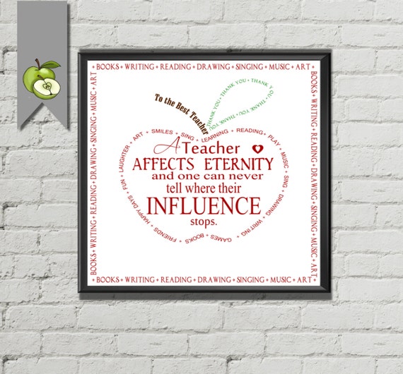 Gift, Apple Thank you, word art cloud, printable digital apple ... Gift, Apple Thank you, word art cloud, printable digital apple ...