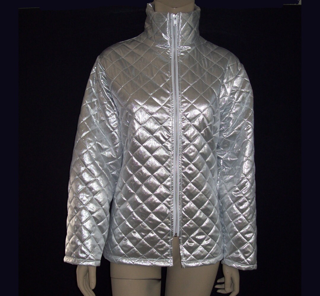 silver lame jacket