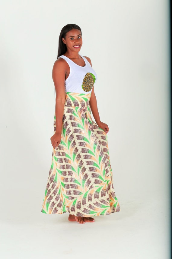etsy maxi skirt