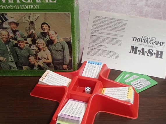 1984 MASH Trivia Game