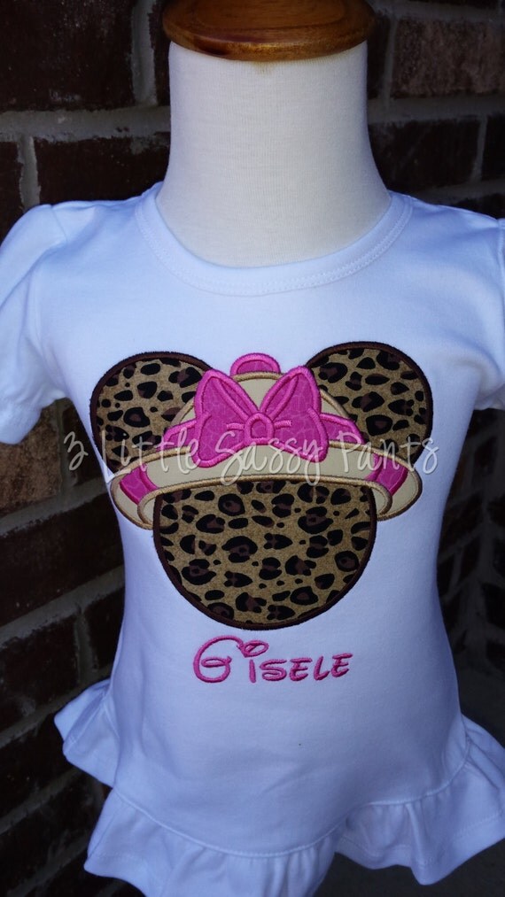 embroidered minnie mouse shirt