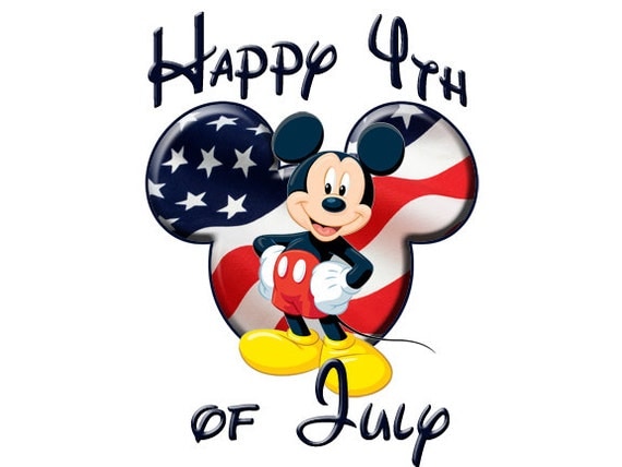 mickey mouse 4th july clipart - photo #6