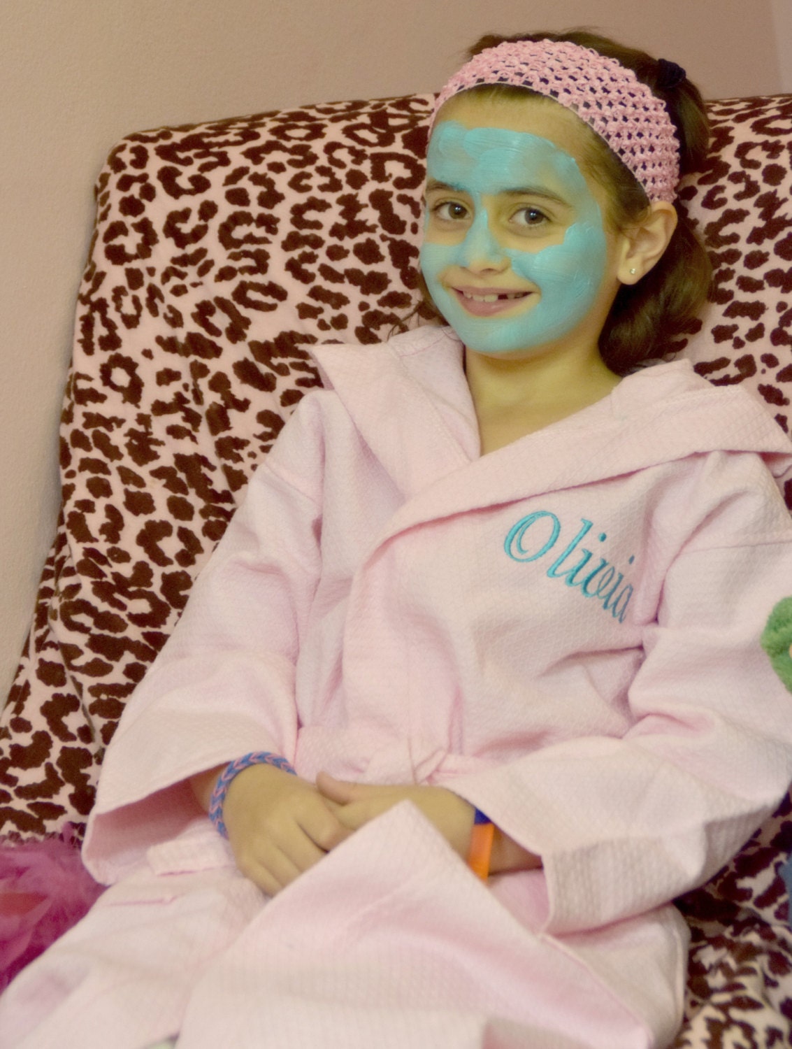 Personalized Kids Spa Robes Birthday Wedding Hooded Spa Robe