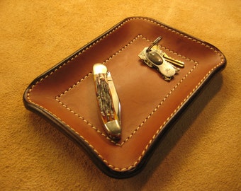 Leather Valet Tray - 10 x 8