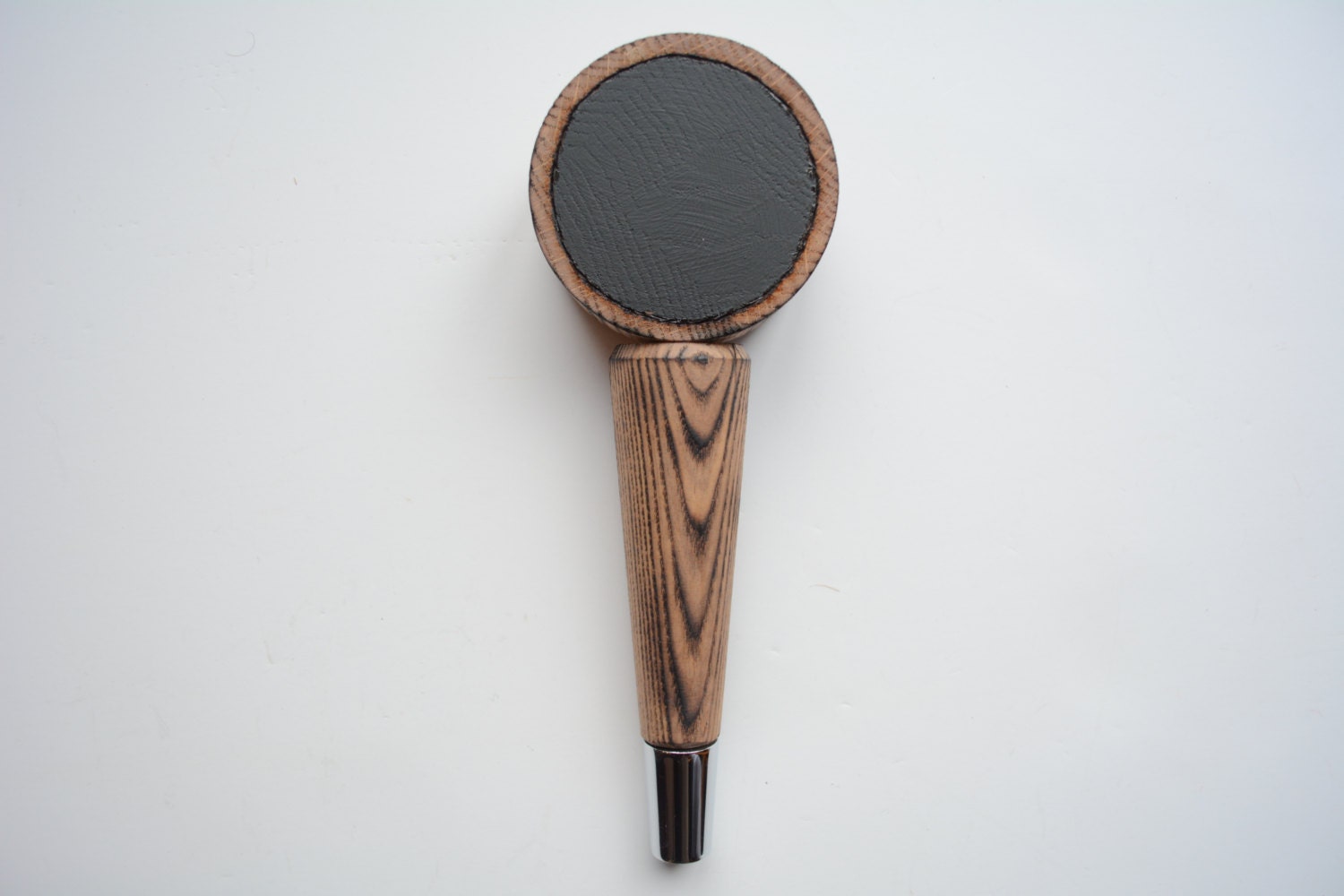 Rustic Chalkboard Tap Handle Wooden Oak Beer Tap Handle