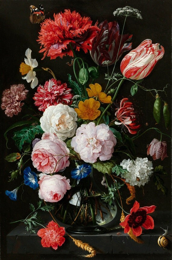 Jan Davidsz. de Heem : Still Life with Flowers in a