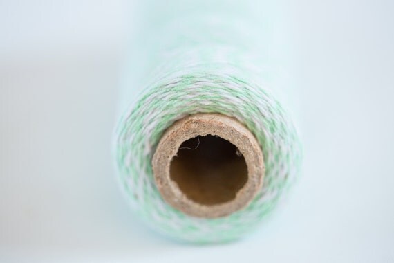 Mint Bakers Twine Spool 100 Yards Mint String 100 Yard Spool Mint Green Baker s Twine ...
