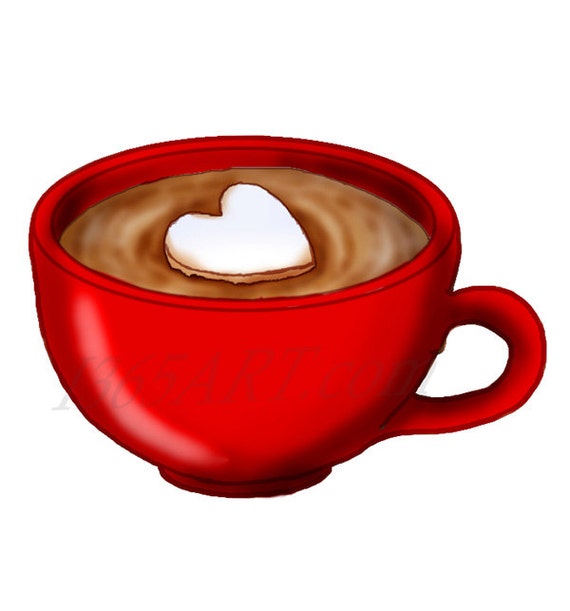 cup of hot chocolate clipart - photo #1