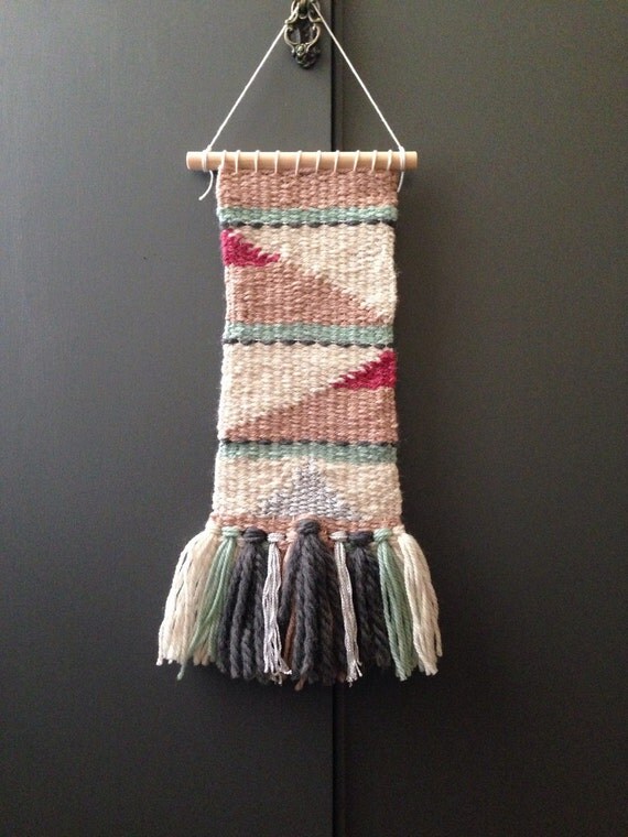 Hand woven wall hanging