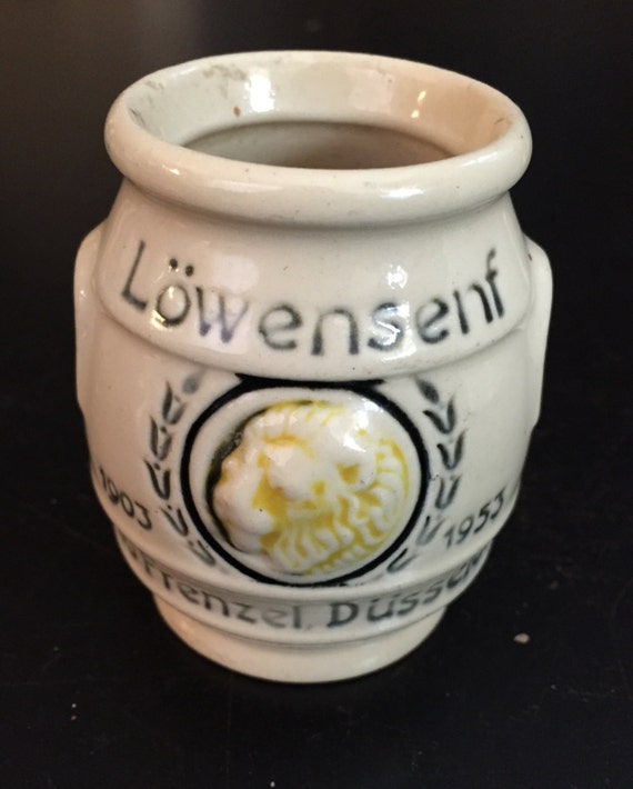 Vintage Mustard Jar Made in Germany