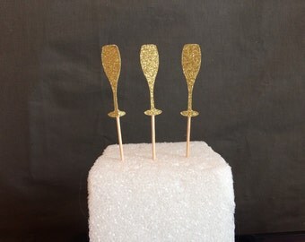 Wine Glass Cupcake Toppers,Birthday Cupcake Toppers, Bridal Shower Cupcake toppers, Wedding Cupcake toppers