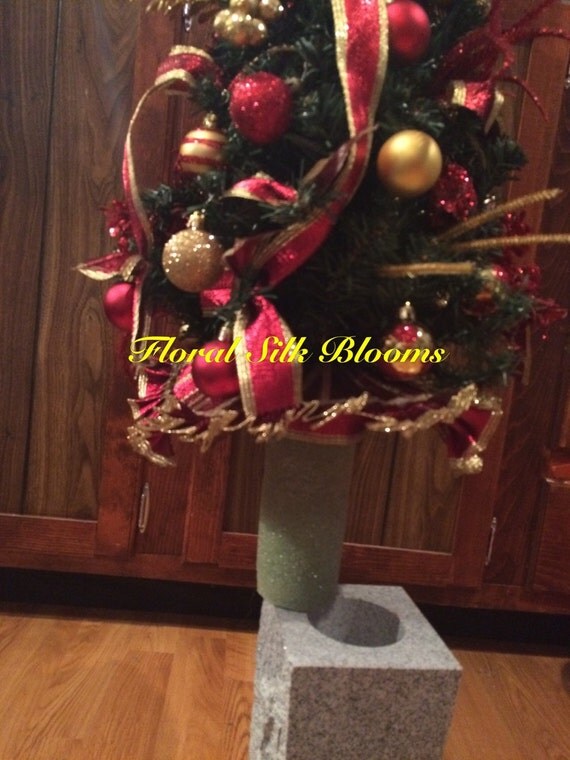 24 Cemetery VASE Christmas Tree Custom Made by Floral