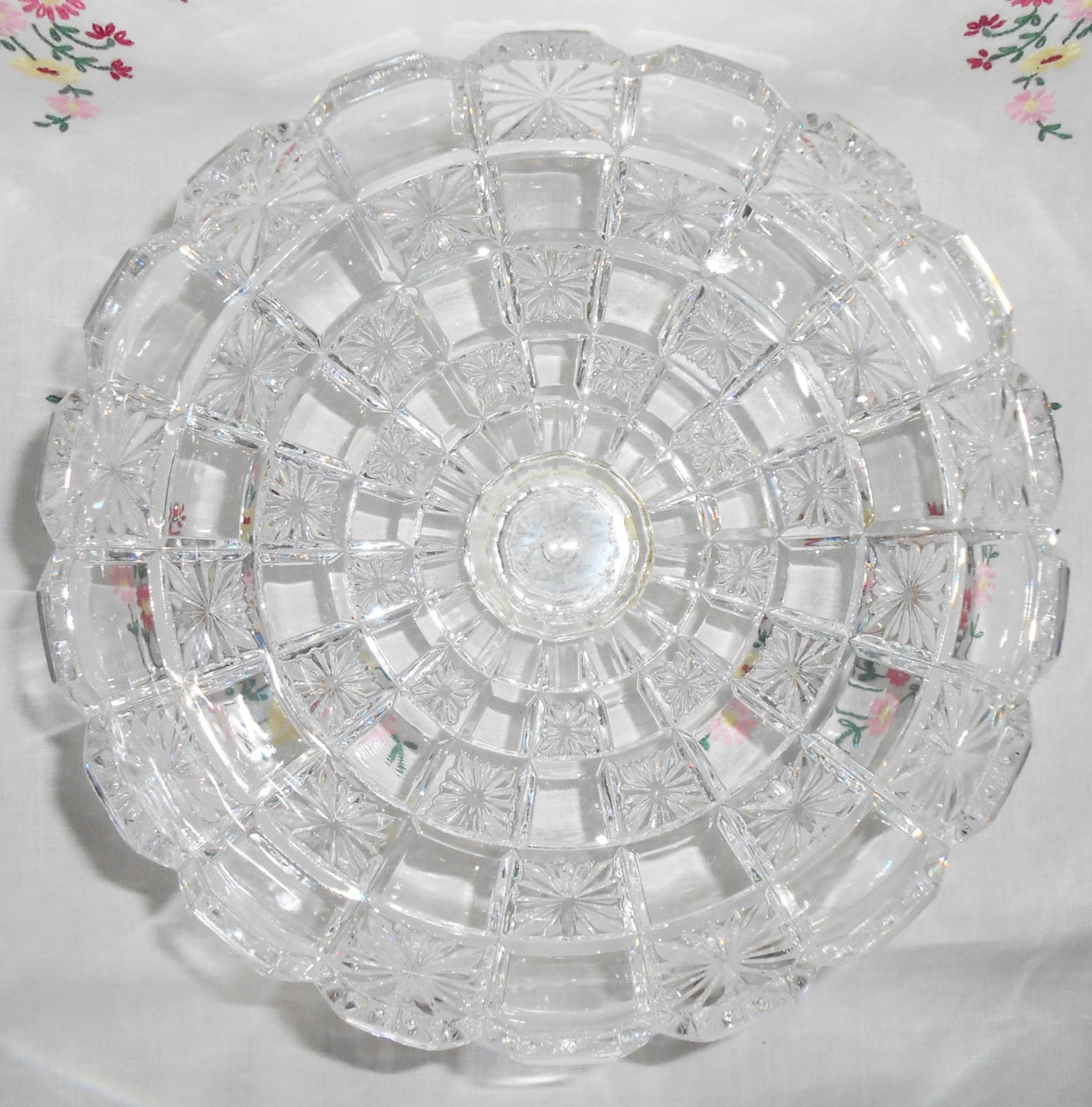Shannon 24 Lead Crystal Punch Bowl. Made in Slovakia by WeBGlass