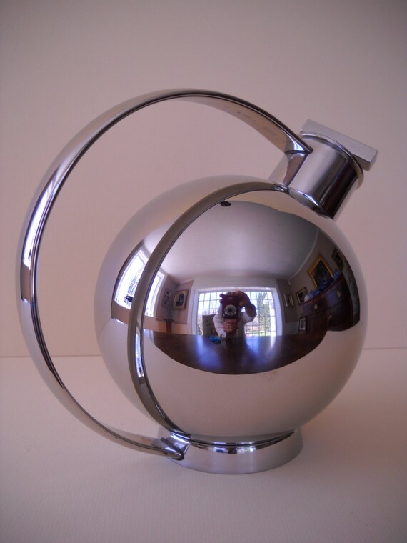 Alessi Italy Stainless Steel Modernist Teapot 974206