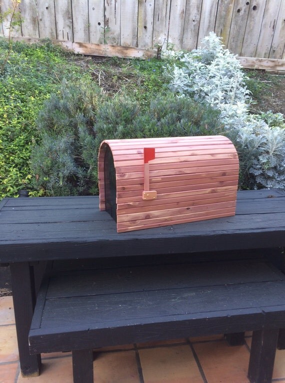Extra Large Cedar Mailbox for Mounting on your Post by Rickswoods