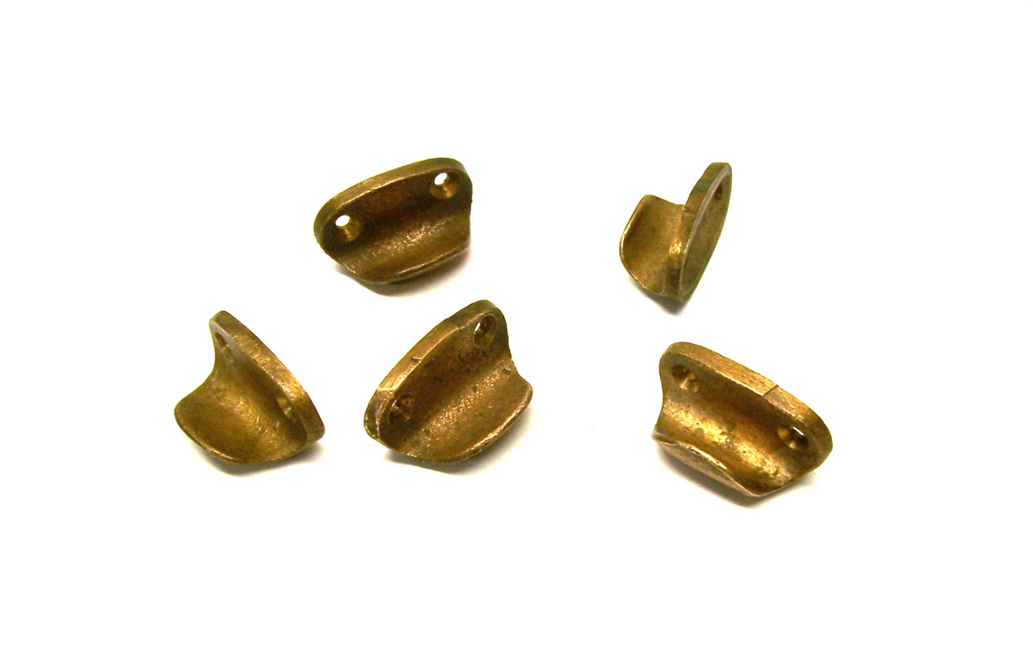 Solid Brass Sash Lifts Finger Pulls Or