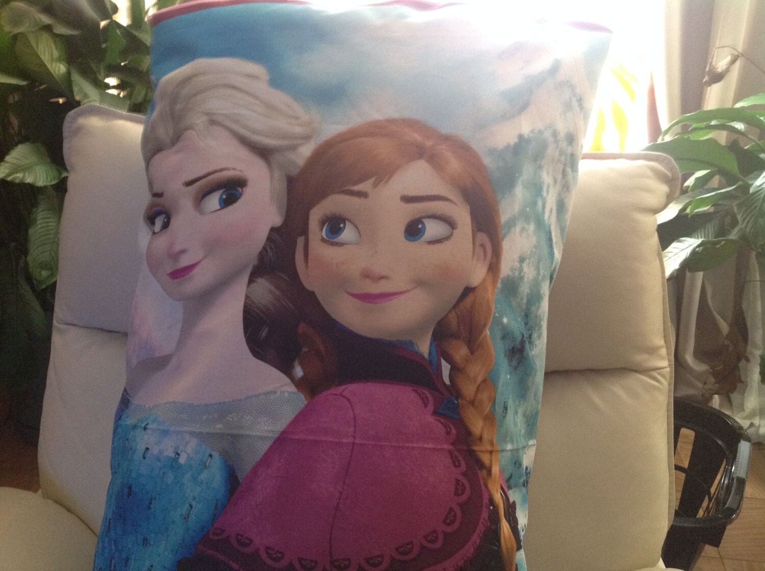 anna elsa pillow