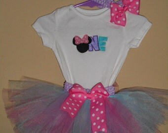 Minnie Mouse 1st birthday outfit