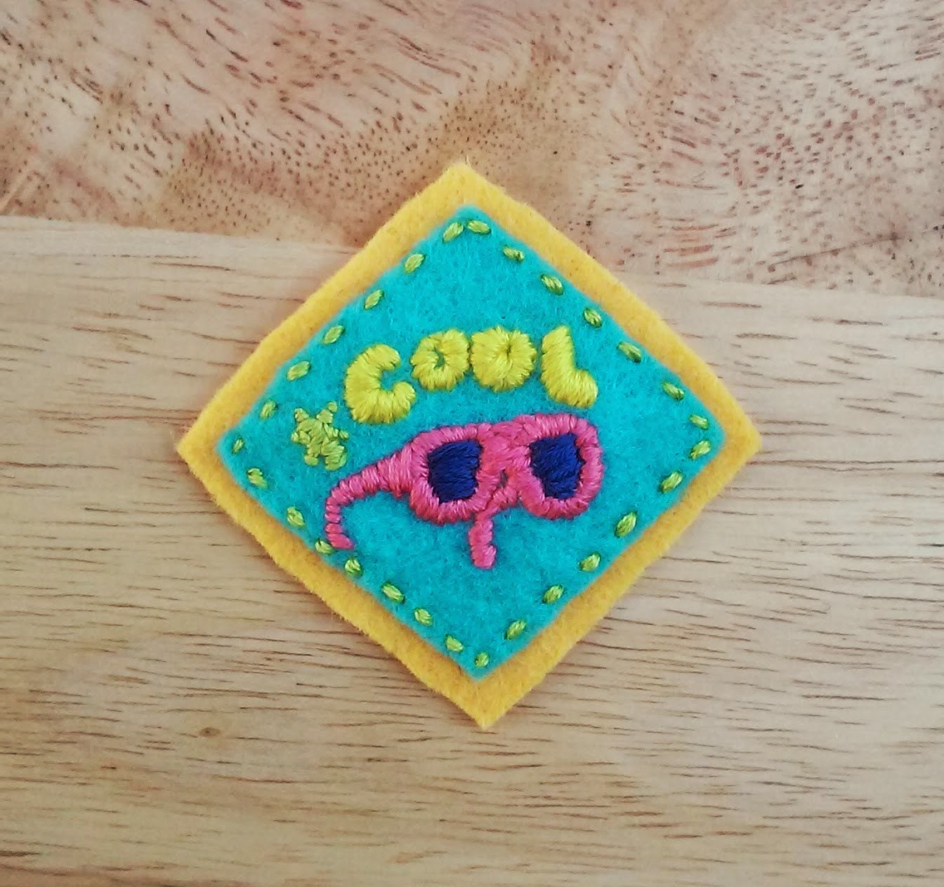 COOL Patch Pin Brooch Or Magnet